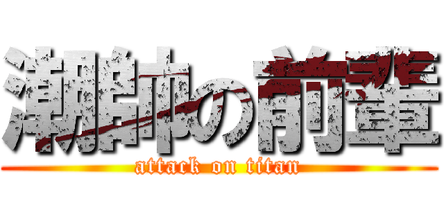 潮帥の前輩 (attack on titan)