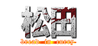 松田 (bread  in  curry)