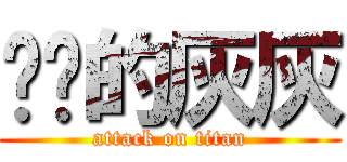 进击的灰灰 (attack on titan)