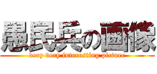 愚民兵の画像 (very very interesting picture)