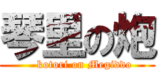 琴里の炮 (    kotori on Megiddo)