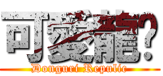 可愛龍貓 (Donguri Repulic)