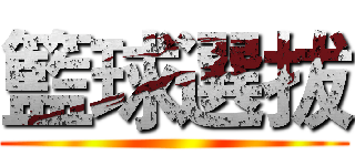 籃球選拔 ()