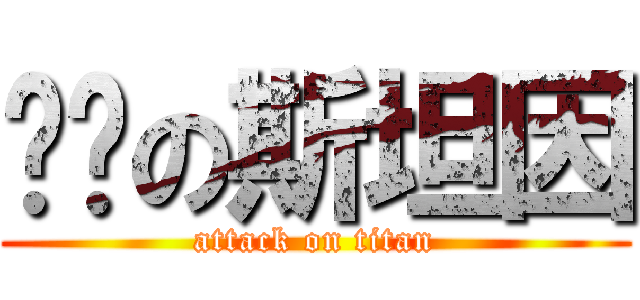 进击の斯坦因 (attack on titan)