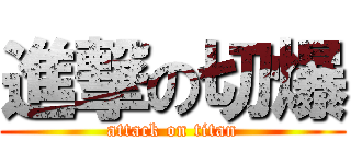 進撃の切爆 (attack on titan)