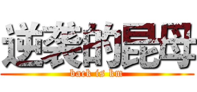 逆袭的昆母 (back is km)