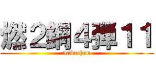燃２鋼４弾１１ (nakachan)