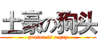土豪の狗头 (goutou is a gay)