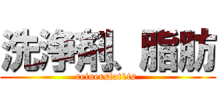 洗浄剤、脂肪 (reinersfat1ts )