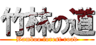 竹林の道 (Bamboo forest road)