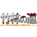 竹林の道 (Bamboo forest road)