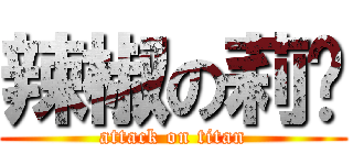 辣椒の莉媗 (attack on titan)