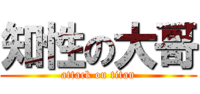 知性の大哥 (attack on titan)