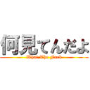 何見てんだよ (What The Fuck)