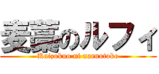 麦藁のルフィ (Kaizokuo ni naruotoko)