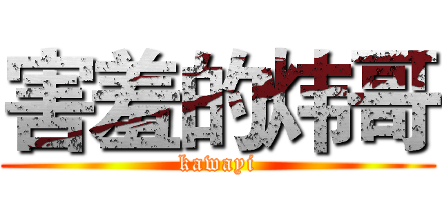害羞的炜哥 (kawayi)