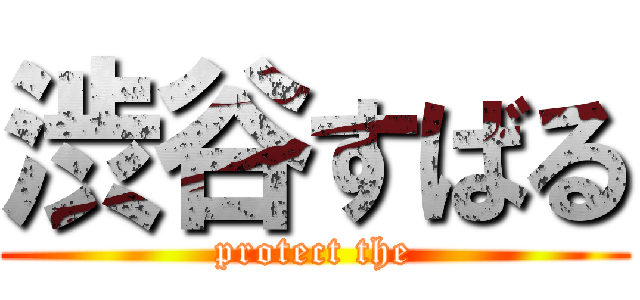 渋谷すばる (protect the)