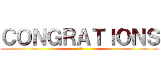 ＣＯＮＧＲＡＴＩＯＮＳ (13)