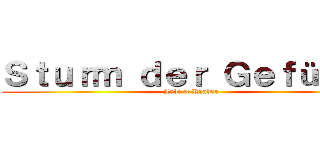 Ｓｔｕｒｍ ｄｅｒ Ｇｅｆüｈｌｅ (Levi × Reader)