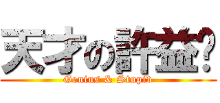 天才の許益瑋 (Genius & Stupid)