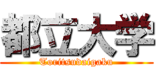 都立大学 (Toritsudaigaku)