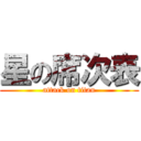 星の席次表 (attack on titan)