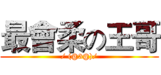 最會柔の王哥 (/ (@3@)/)