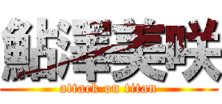 鮎澤美咲 (attack on titan)