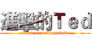 進擊的Ｔｅｄ (attack on media palette)