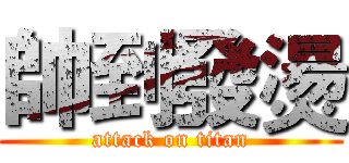 帥到發燙 (attack on titan)