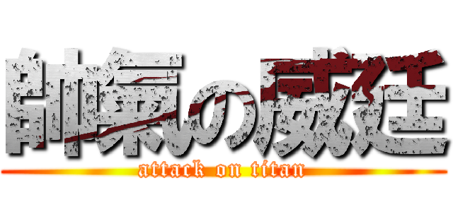 帥氣の威廷 (attack on titan)