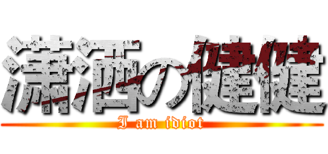 潇洒の健健 (I am idiot)