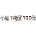 小潮Ｔ特價１００元 (attack on titan)