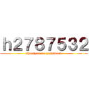 ｈ２７８７５３２ (shoutyan no password)