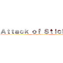 Ａｔｔａｃｋ ｏｆ Ｓｔｉｃｋｍｅｎ (scratch - attack on titan)