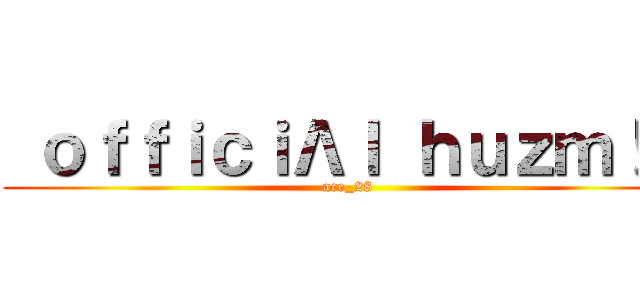  ｏｆｆｉｃｉΛｌ ｈｕｚｍ！Σ (ace_28)