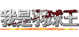 我是羽球王 (I am a badminton king)