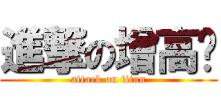 進撃の增高墊 (attack on titan)