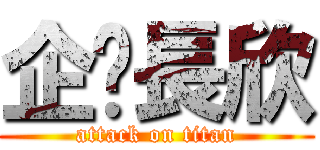 企业長欣 (attack on titan)