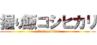 握り飯コシヒカリ (attack on titan)