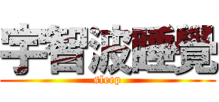 宇智波睡覺 (sleep)