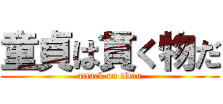 童貞は貫く物だ (attack on titan)