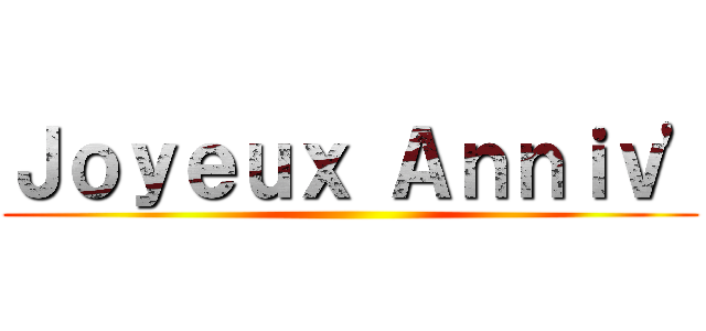 Ｊｏｙｅｕｘ Ａｎｎｉｖ' ()