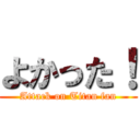 よかった！ (Attack on Titan fan)
