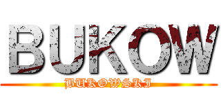 ＢＵＫＯＷ (BUKOWSKI)