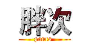 胖次 (pants )
