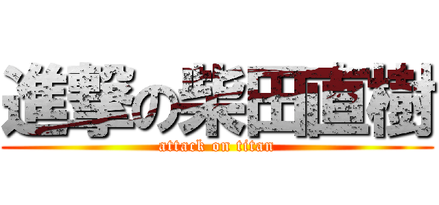 進撃の柴田直樹 (attack on titan)