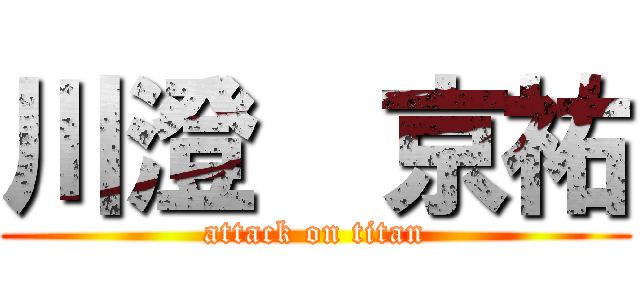 川澄  京祐 (attack on titan)