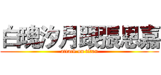 白瑰汐月跟張恩嘉 (attack on titan)