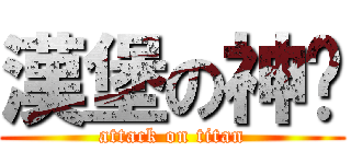 漢堡の神偷 (attack on titan)